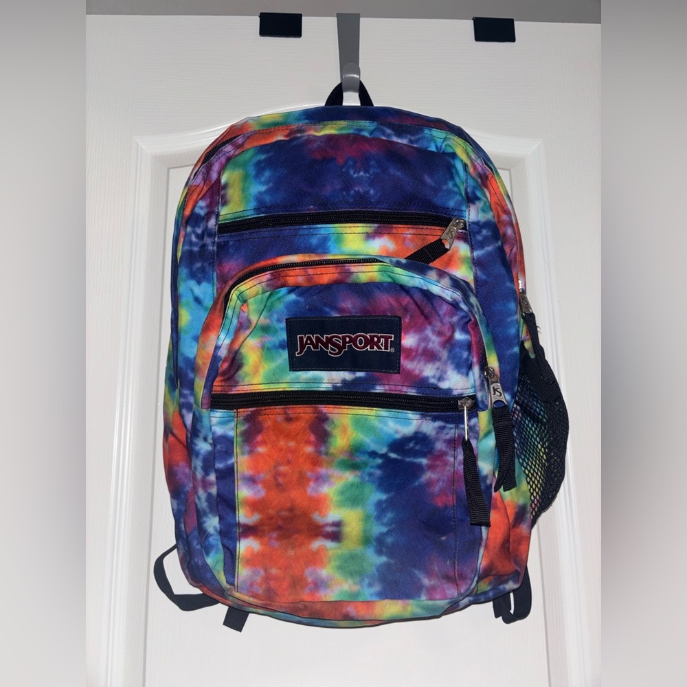 Tie dye Jansport backpack